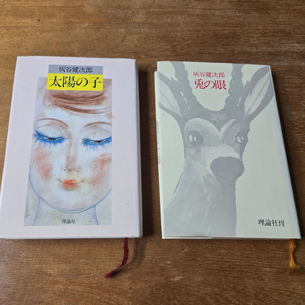 Kenjiro Haitani Novel Set Taiyo no Ko Usagi no Me Japanese Hardcover 1980 Book
